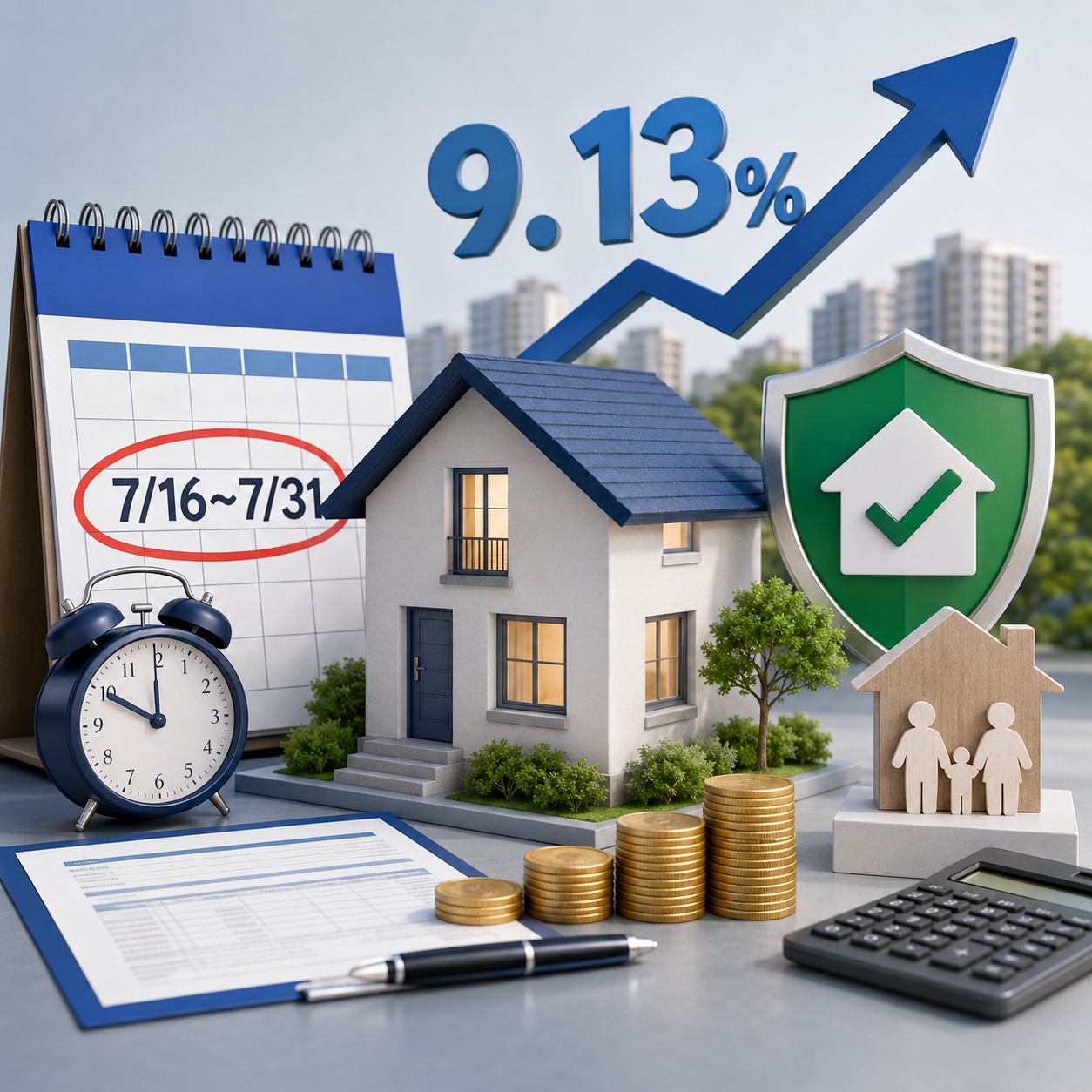 2026 재산세 7월 31일까지, 공시가 9.13% 뛴 만큼 1주택 특례 꼭 챙기세요